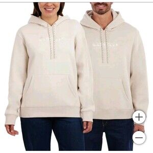 COSTCO Wholesale HOODIE Pullover Cream Beige UNISEX Men M/ Women L  NWT  C2